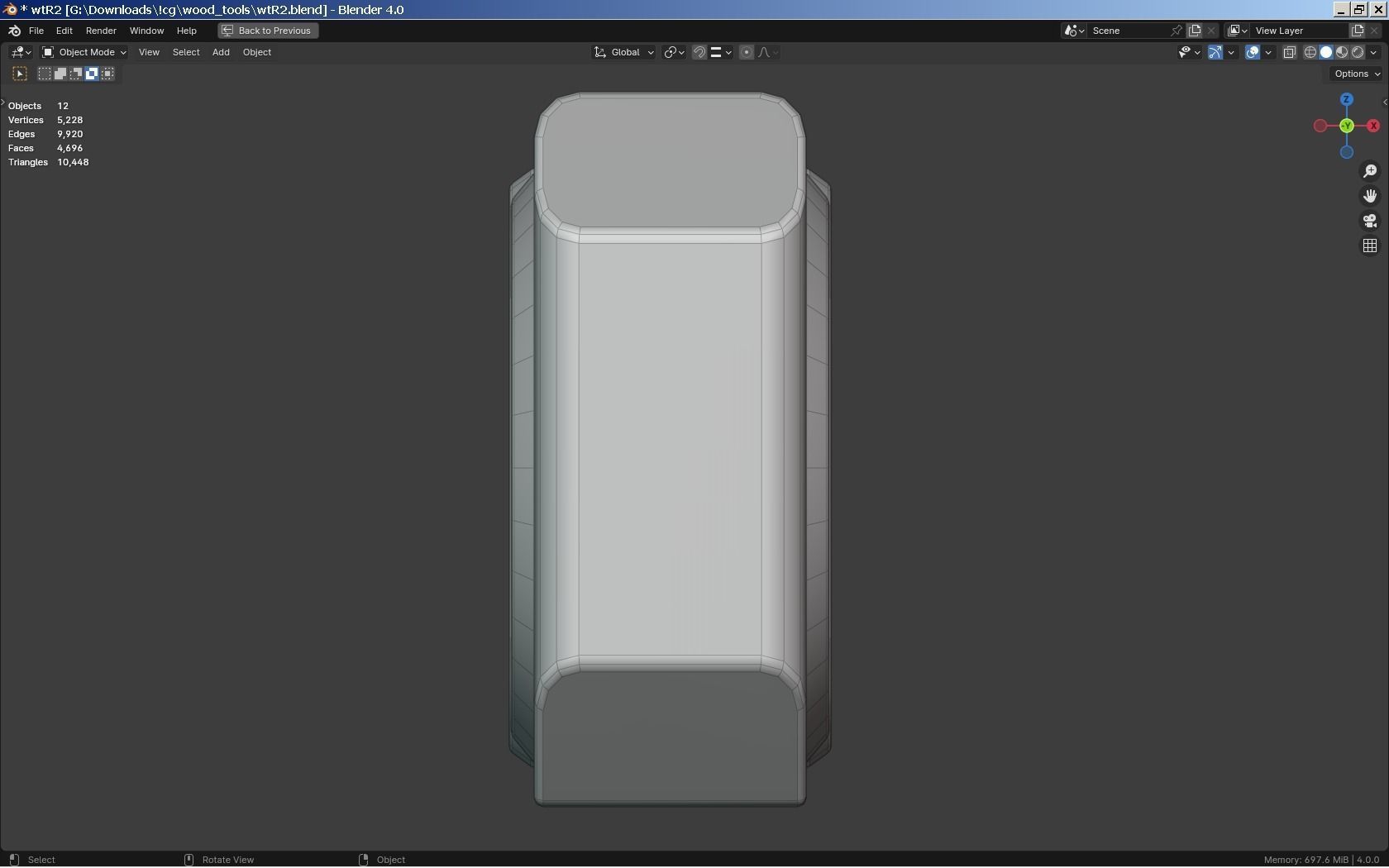 Woodworking Tools Set 3D model_24