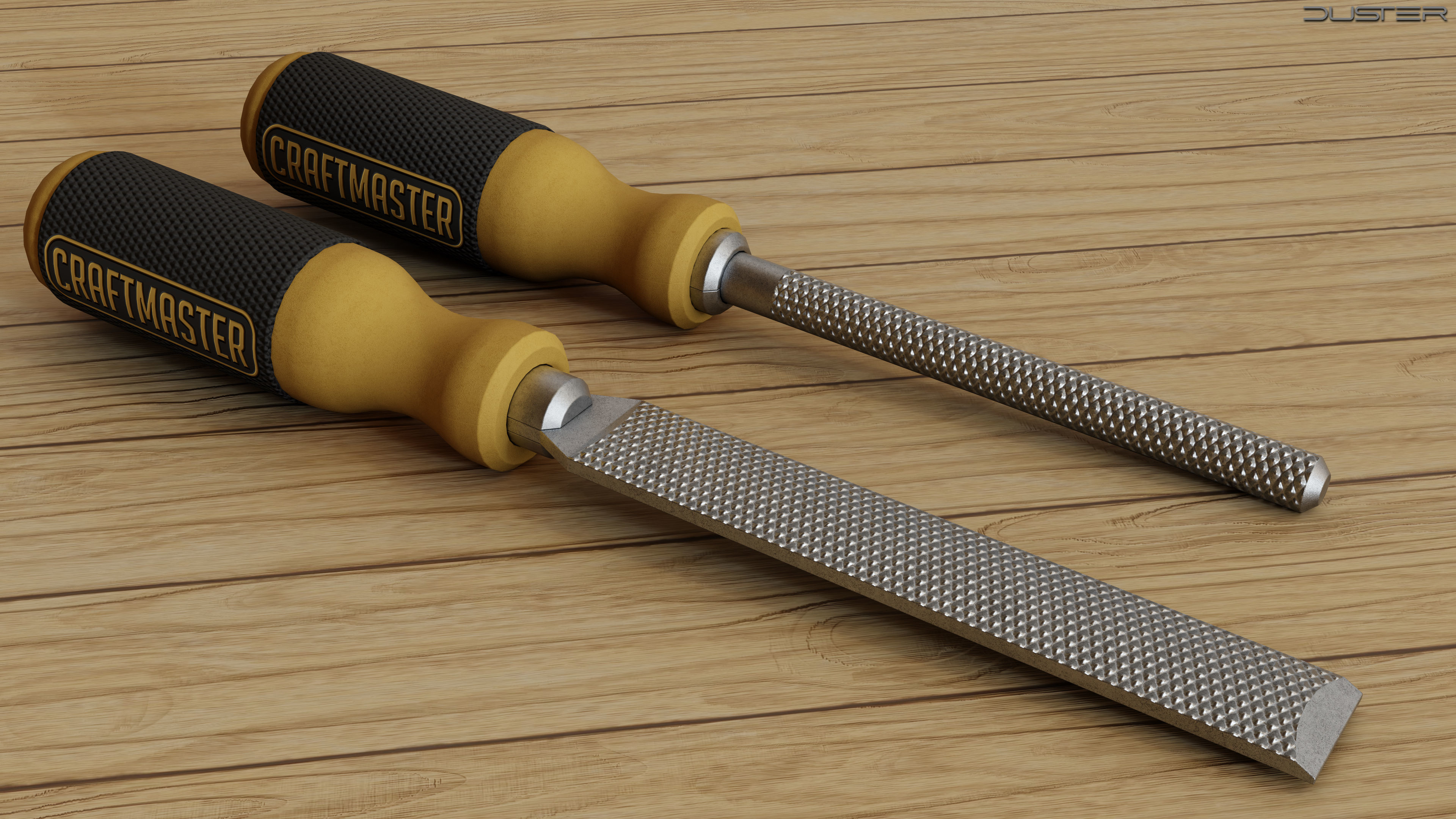 Woodworking Tools Set 3D model_4