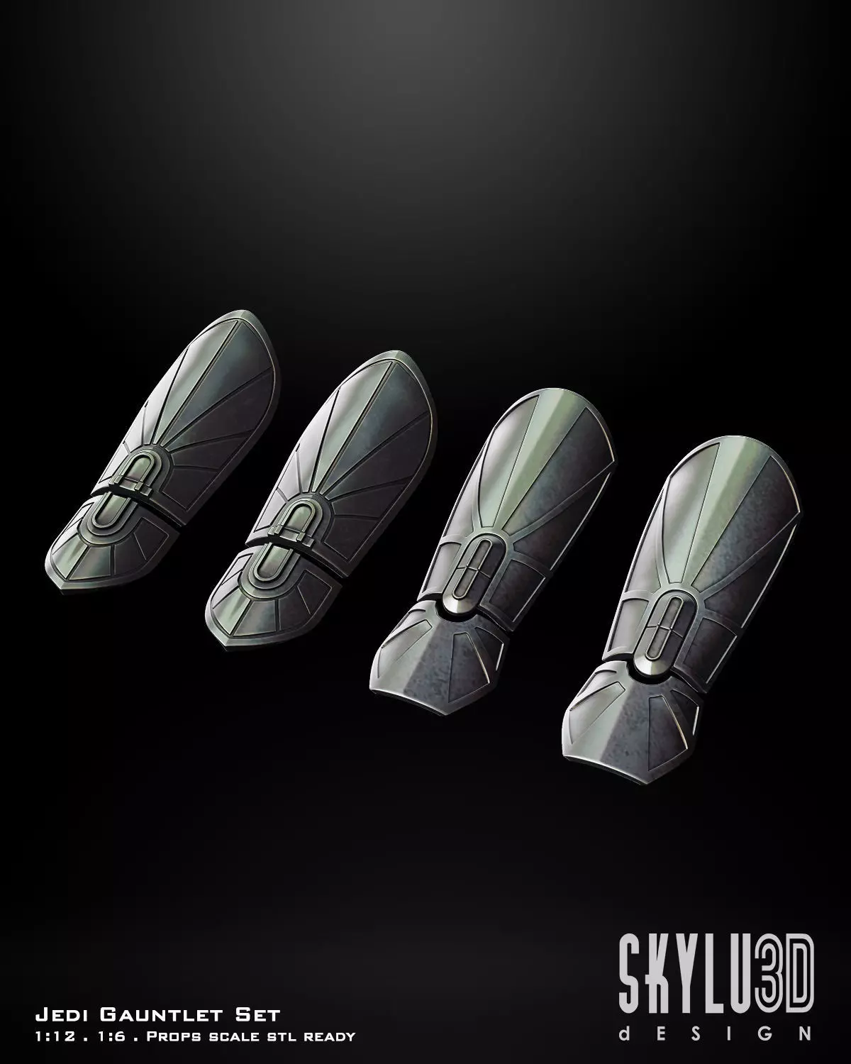 Jedi Gauntlets Set - The Acolyte  3D print model_0