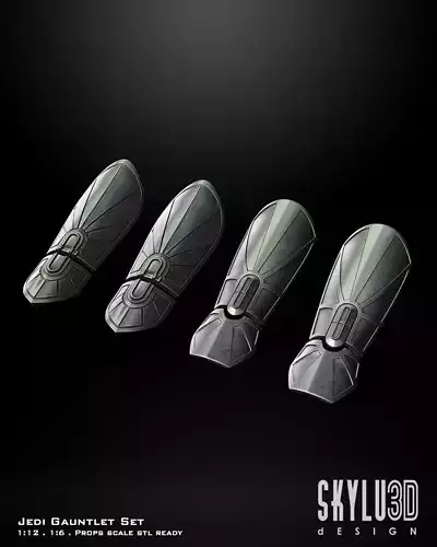 Jedi Gauntlets Set - The Acolyte  3D print model