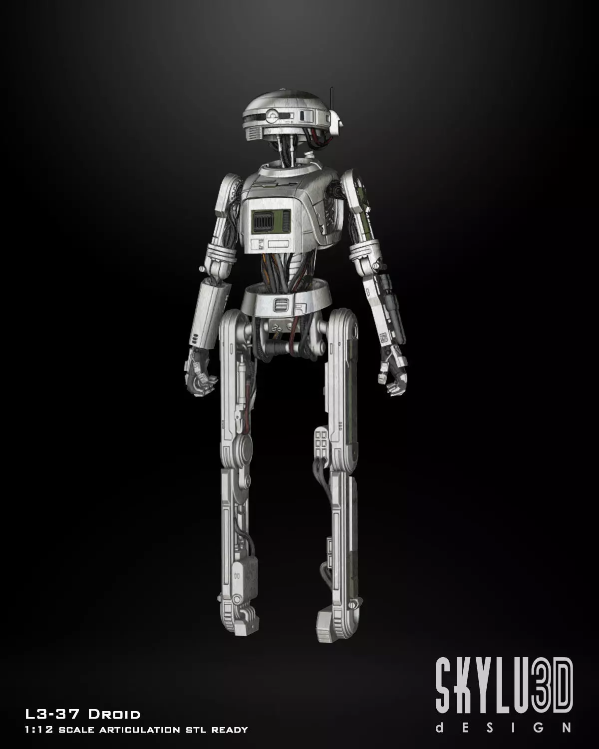 L3-37 One12 Scale Articulation 3d STL Files 3D print model_0