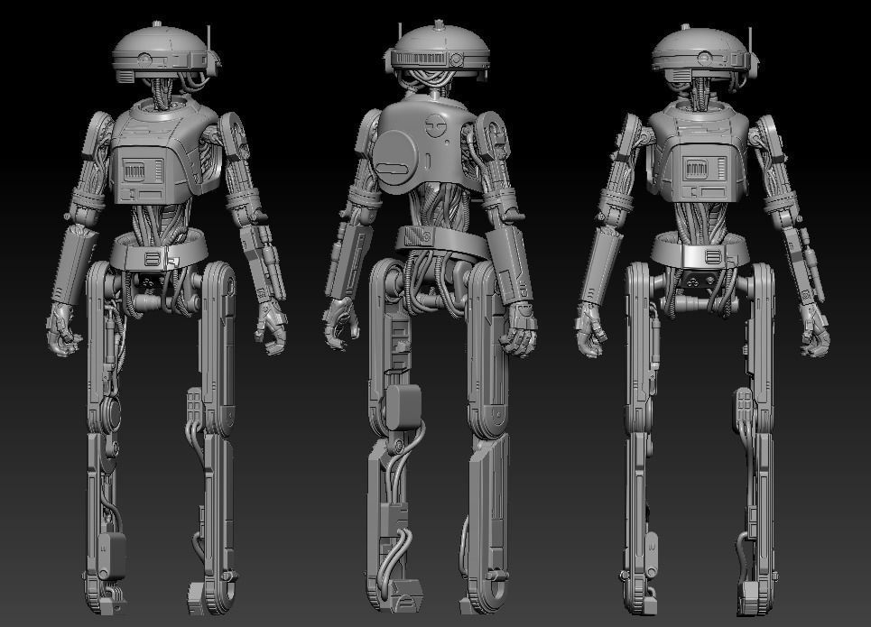 L3-37 One12 Scale Articulation 3d STL Files 3D print model_3