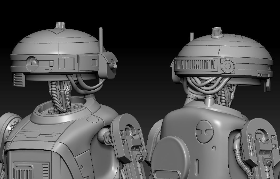 L3-37 One12 Scale Articulation 3d STL Files 3D print model_2