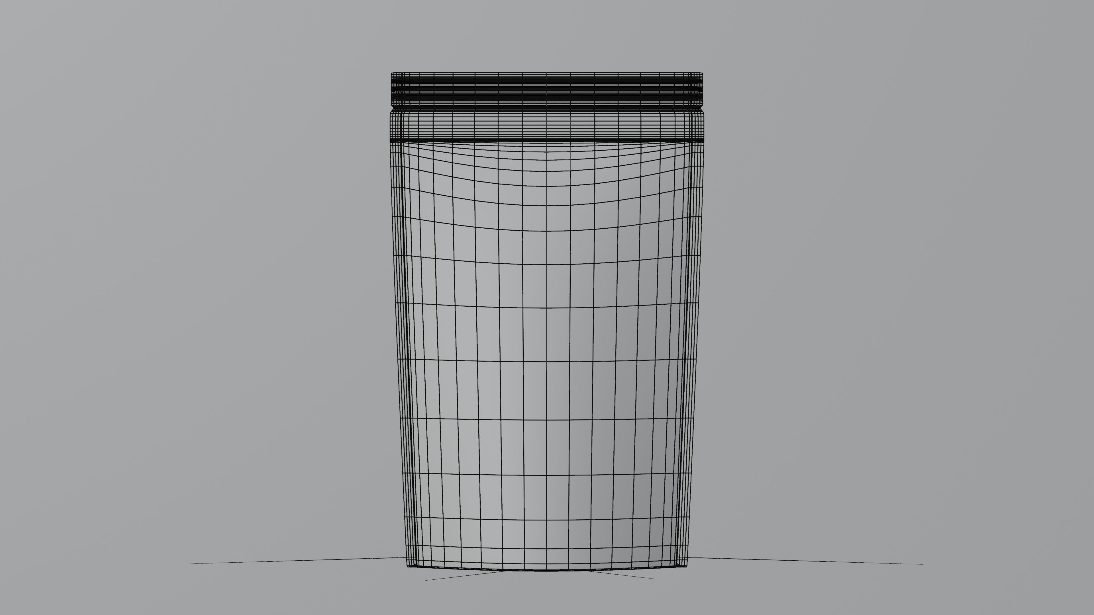 Plastic Pouch Bag 3D Model for Mockups 3D model_6