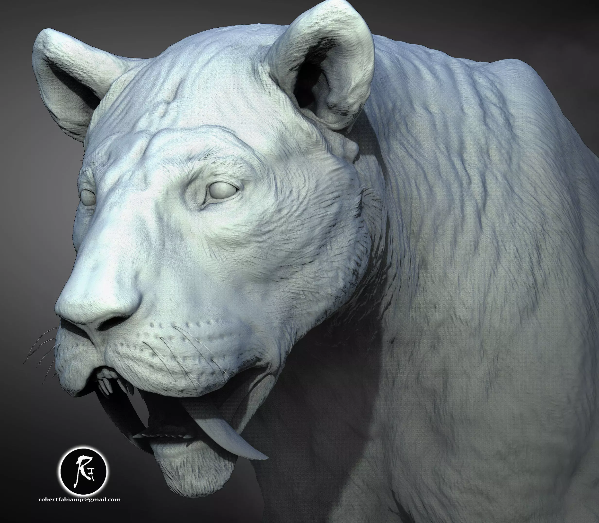 Smilodon The Iconic Saber-Toothed  3D print model_0