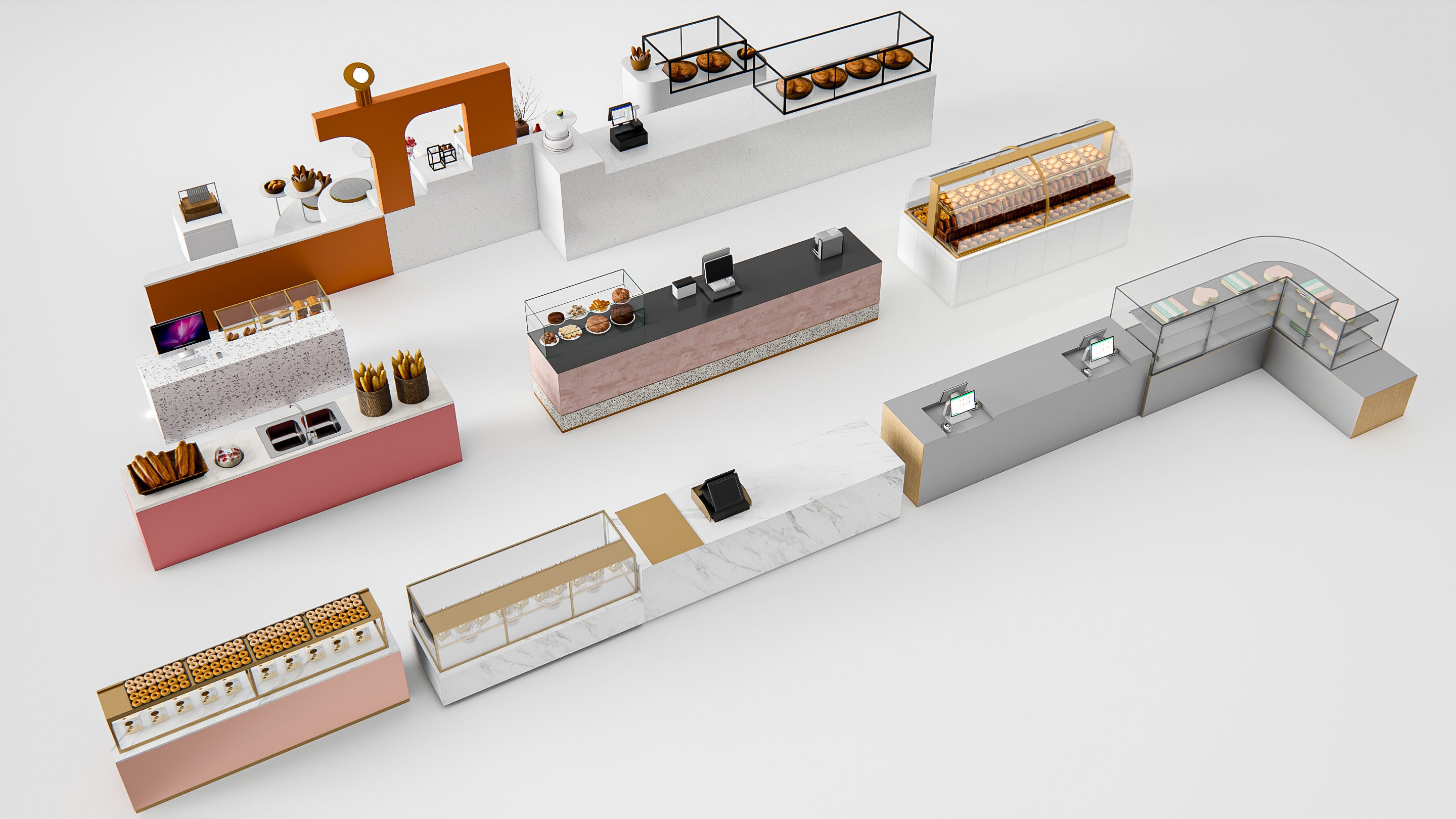 Bakery interior 6 3D model_18