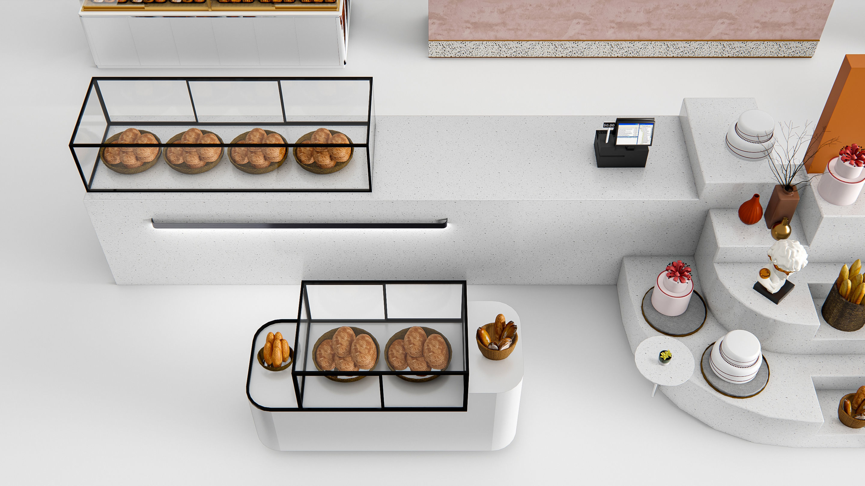 Bakery interior 6 3D model_2