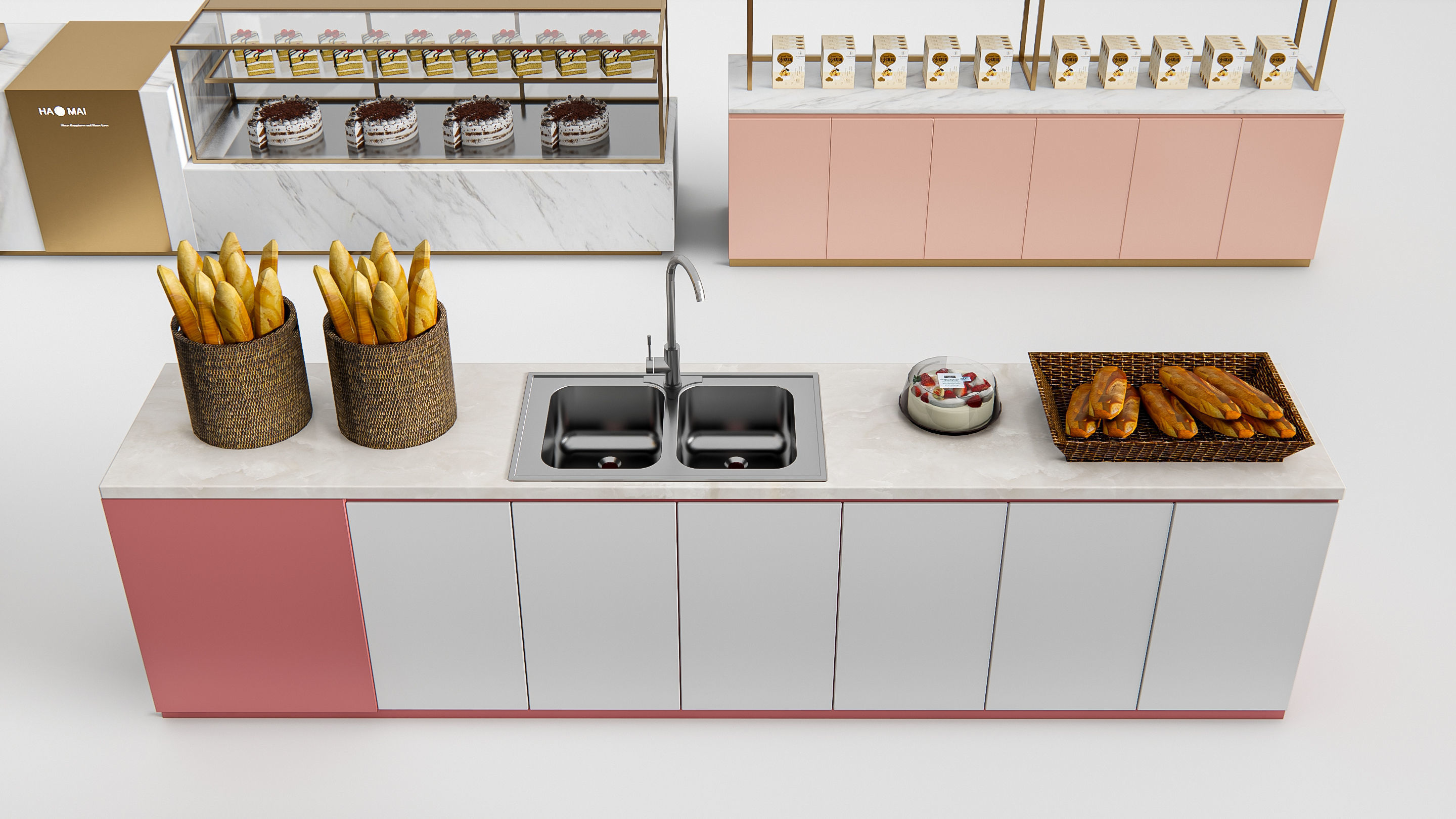 Bakery interior 6 3D model_8