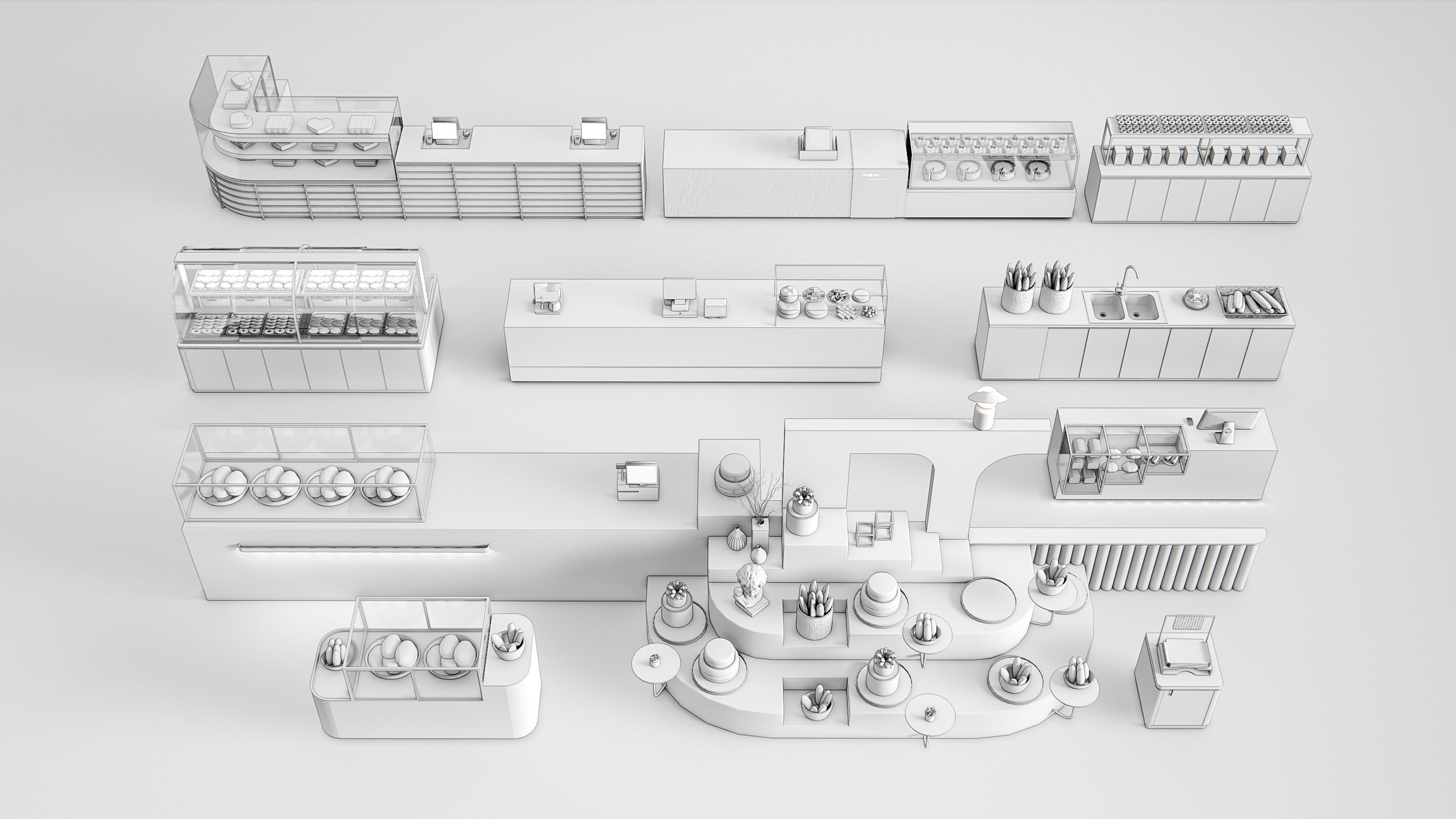 Bakery interior 6 3D model_19