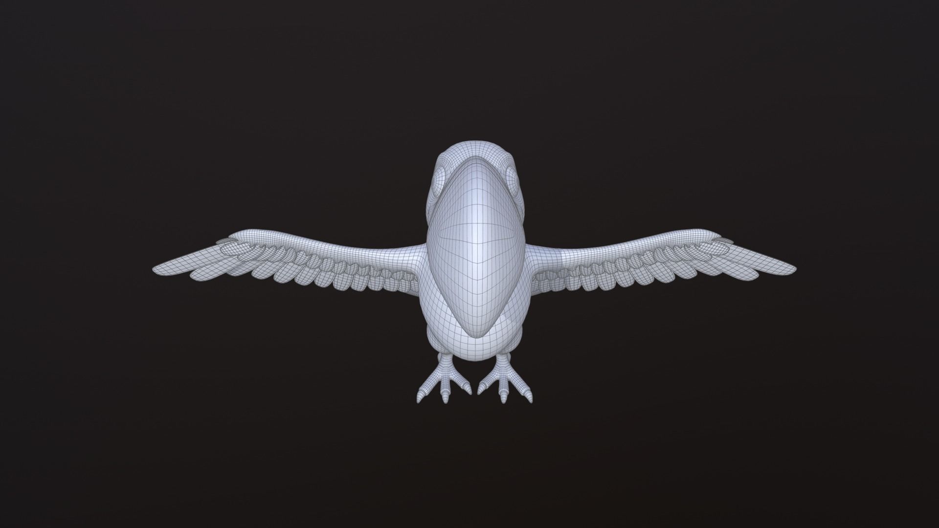 Asset - Cartoons - Animal -Toucan Rigged 3D model  3D model_17