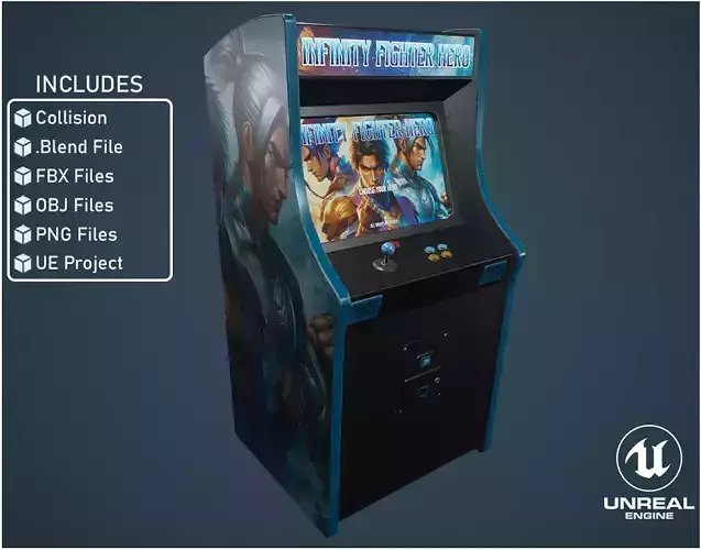 Retro Arcade Machine - 02