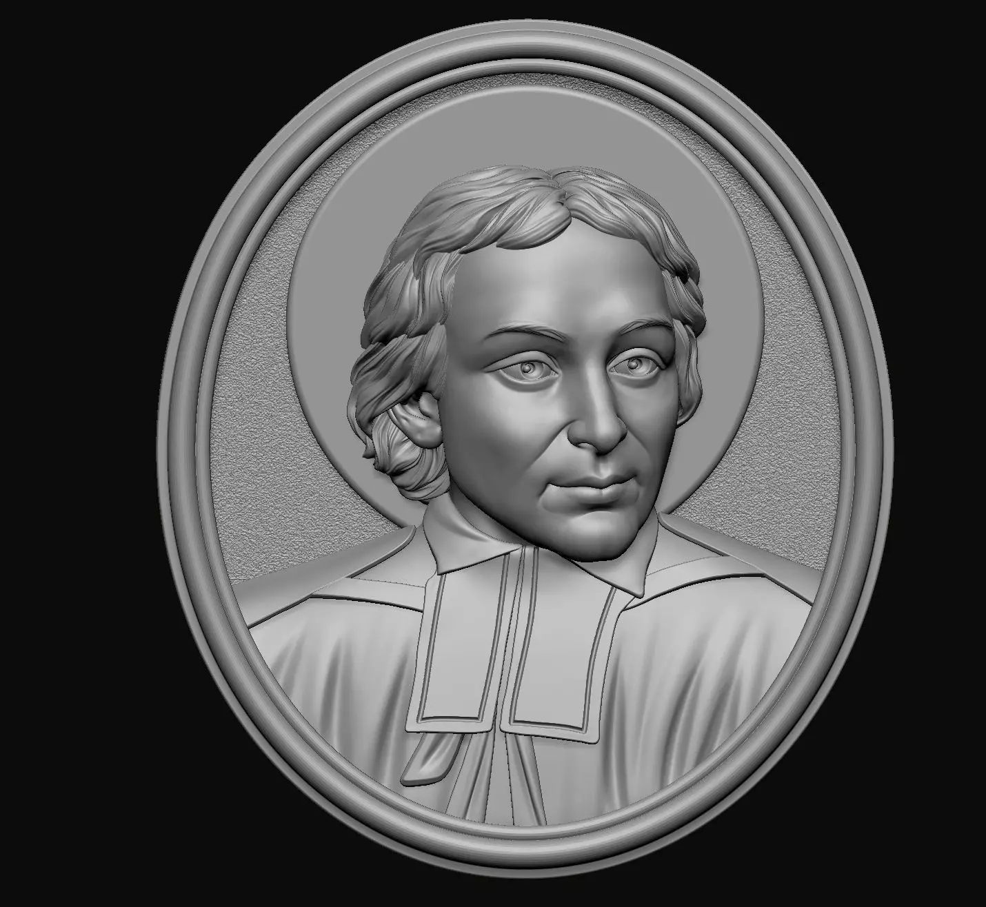 Saint Jean-Baptiste de La Salle 3D print model_0