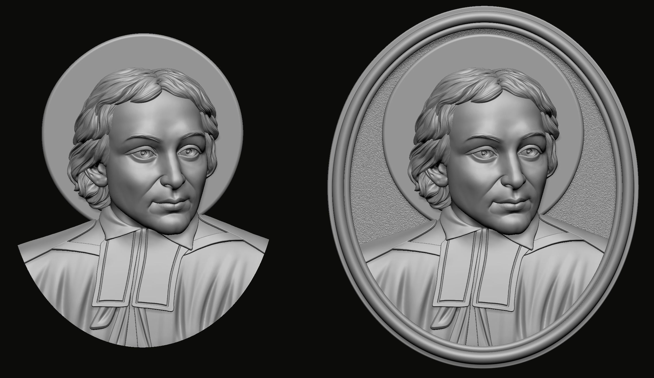Saint Jean-Baptiste de La Salle 3D print model_1