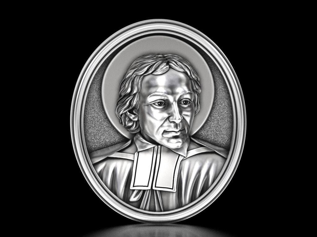 Saint Jean-Baptiste de La Salle 3D print model_3