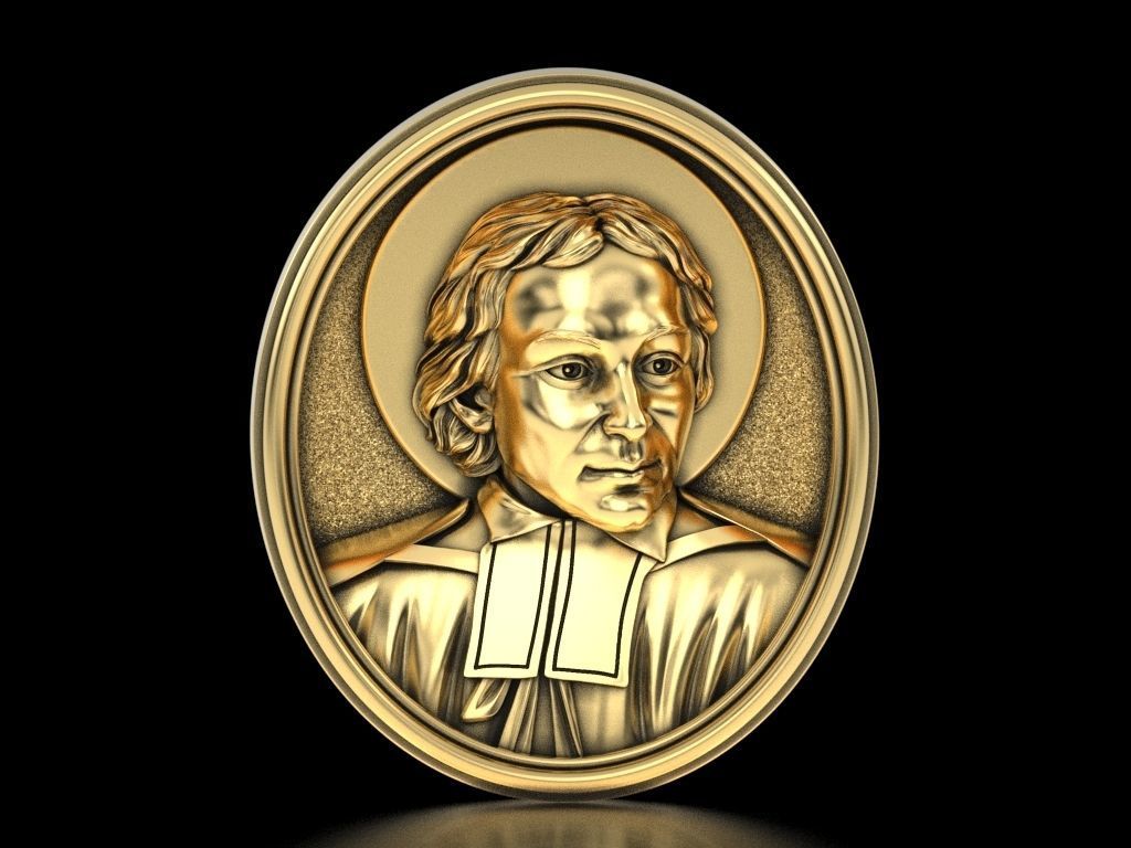 Saint Jean-Baptiste de La Salle 3D print model_4