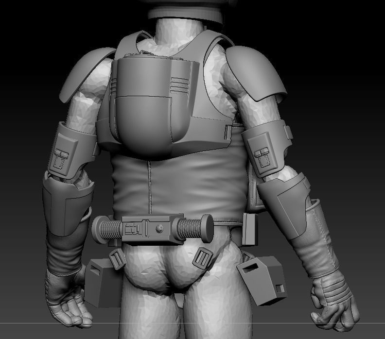 Scout Trooper One6 Scale Custom STL Files 3D print model_4