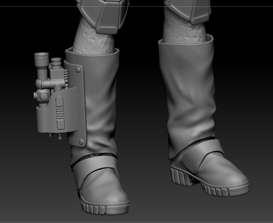 Scout Trooper One6 Scale Custom STL Files 3D print model_6