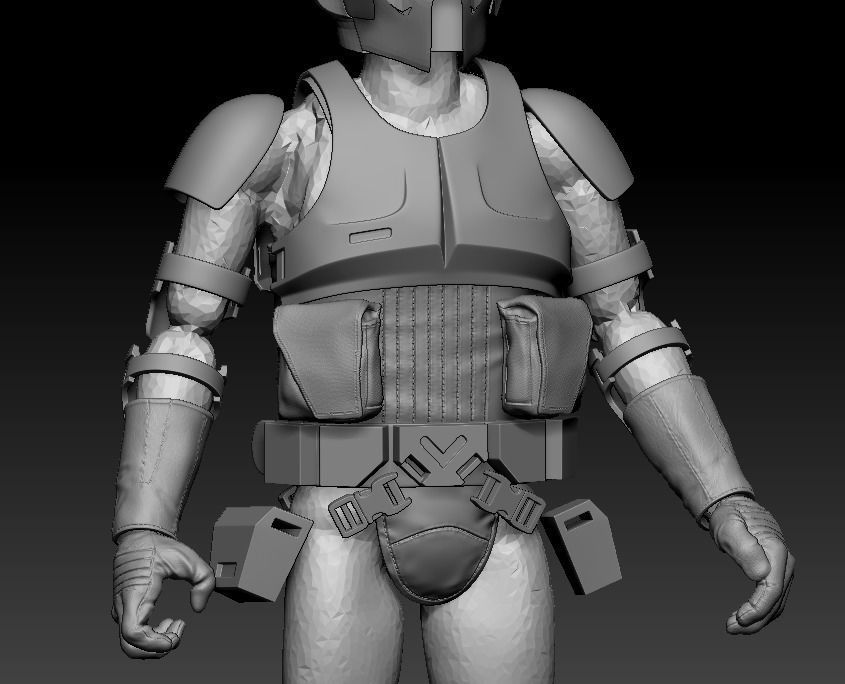 Scout Trooper One6 Scale Custom STL Files 3D print model_2