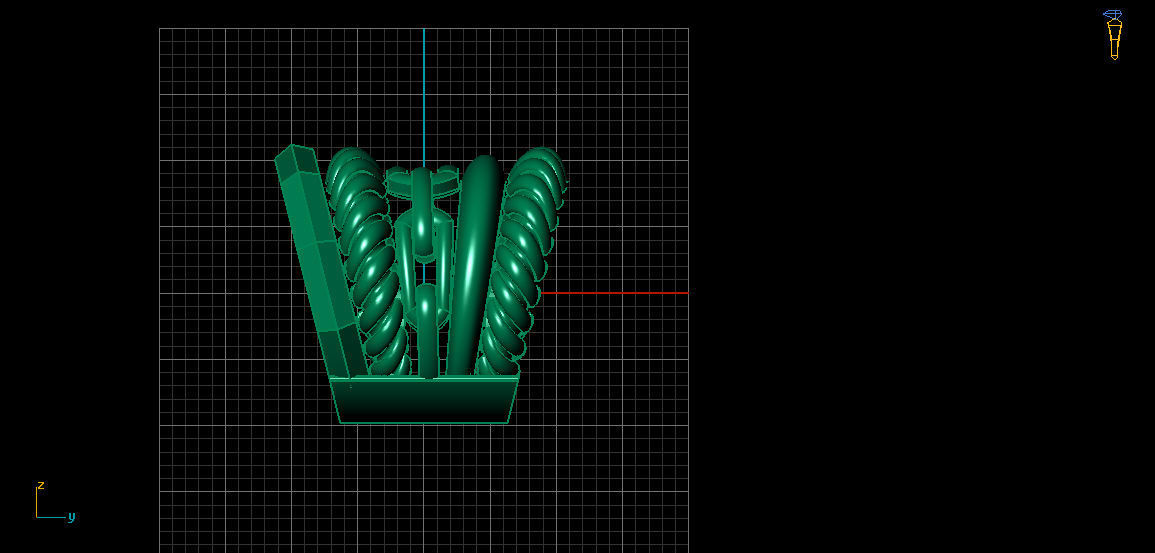 David Yurman ring 3D print model_4