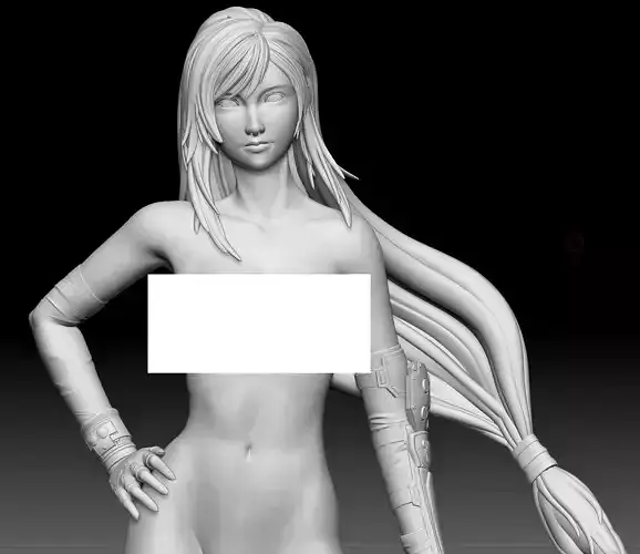 Tifa lockhart NSFW version HDEF model  3D print model