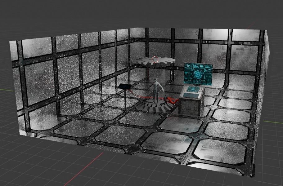 sci-fi lab Free 3D model_1