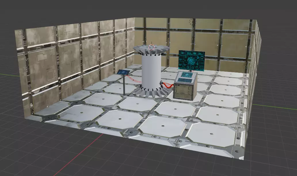 sci-fi lab Free 3D model_0
