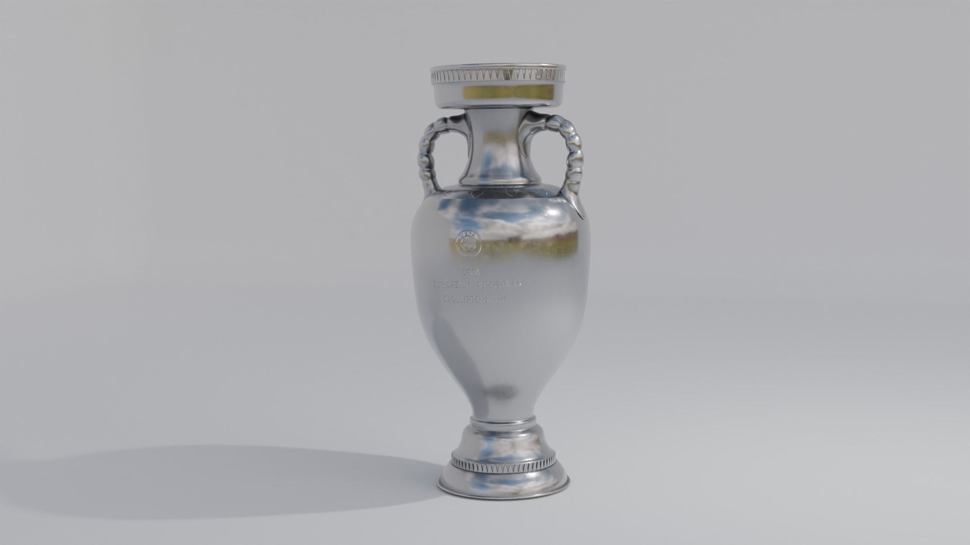 UEFA European Championship Trophy 3D model_1