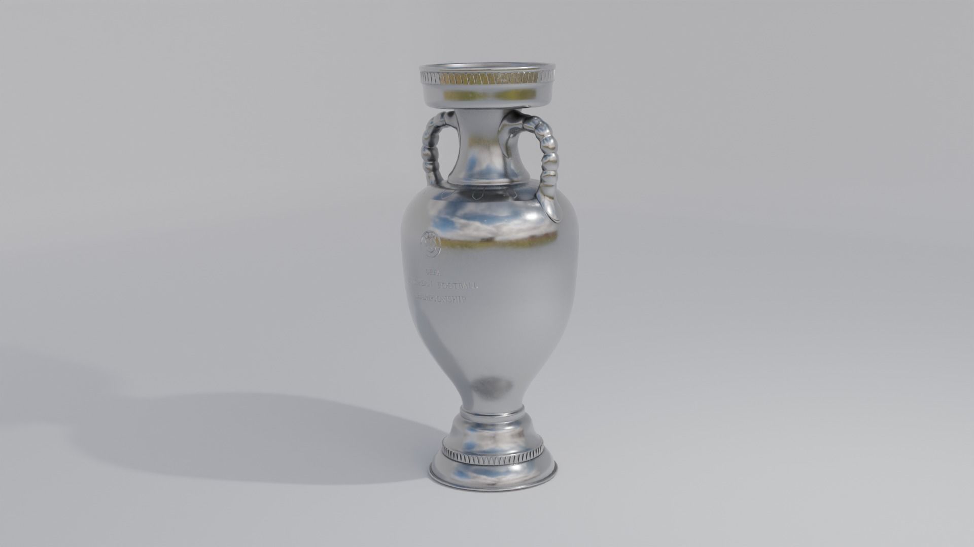 UEFA European Championship Trophy 3D model_3