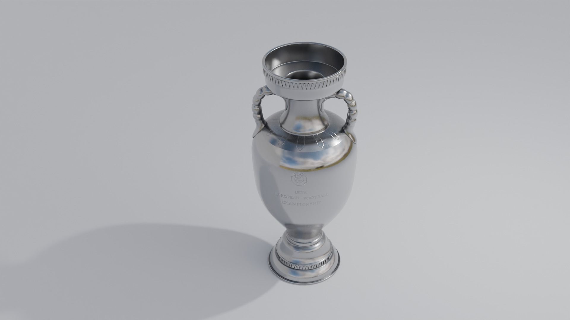 UEFA European Championship Trophy 3D model_2
