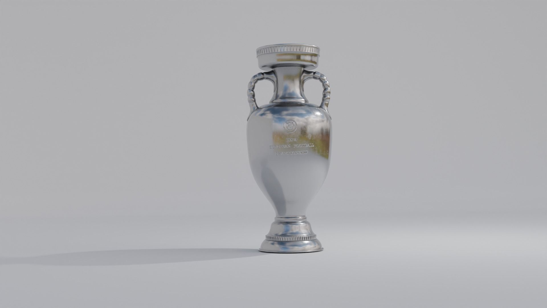 UEFA European Championship Trophy 3D model_5