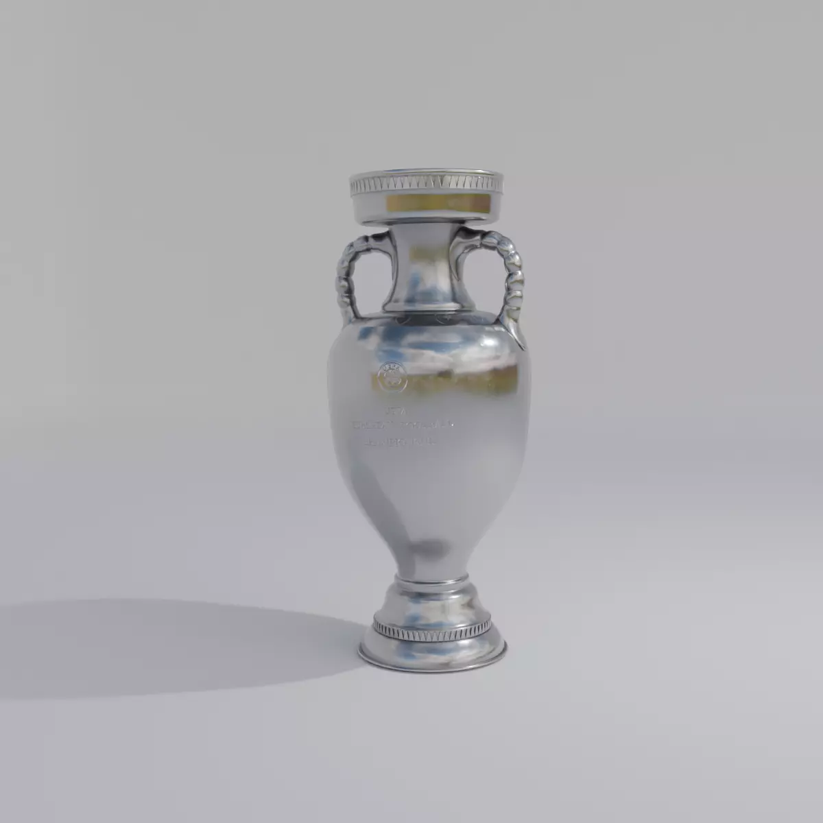 UEFA European Championship Trophy 3D model_0