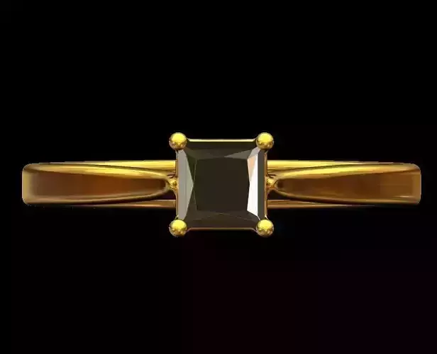 Princess Cut Engagement Ring 