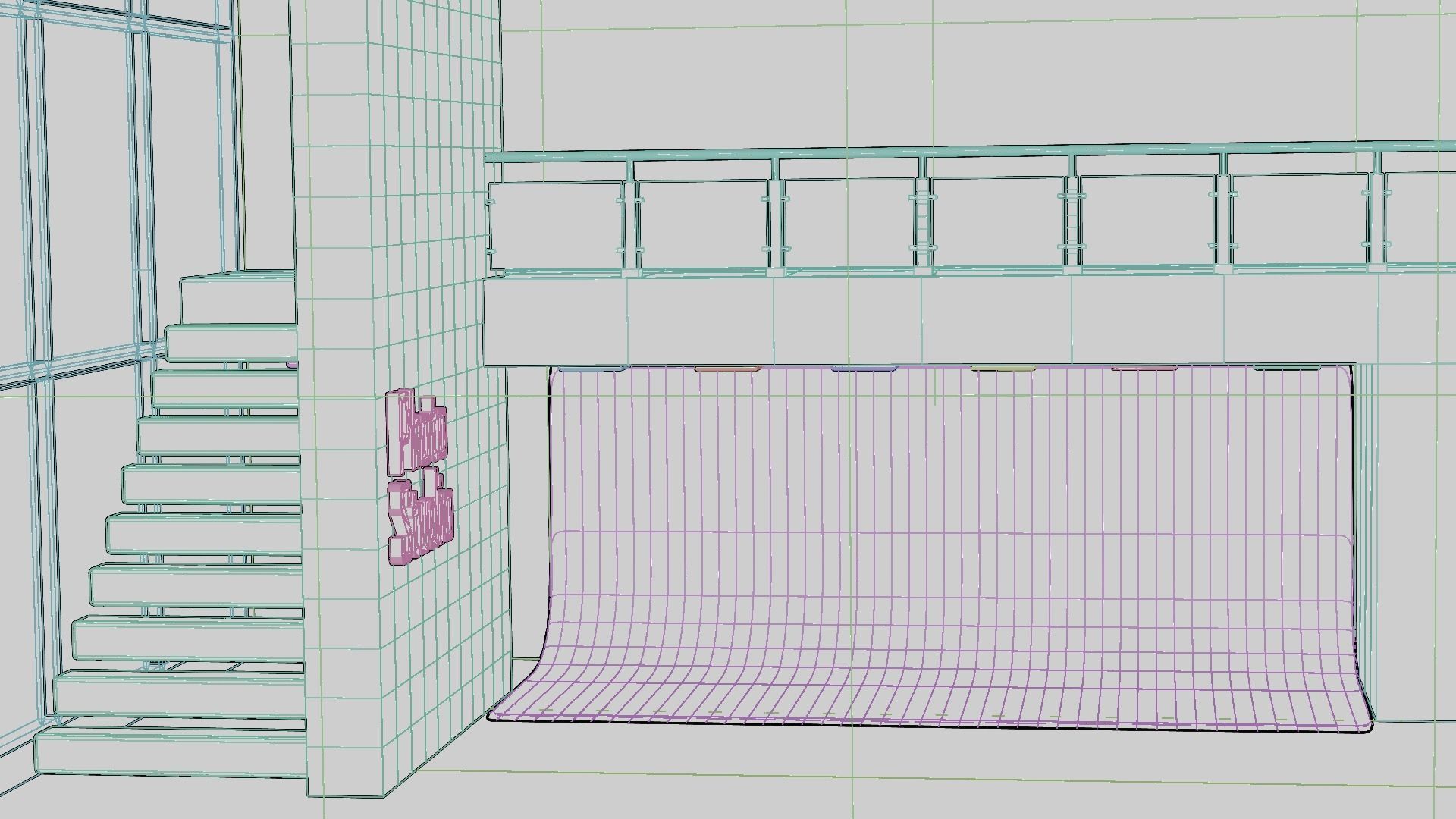 Photo Studio Building Low-poly 3D model_8