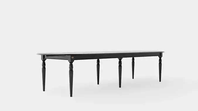 Osterville dining table black