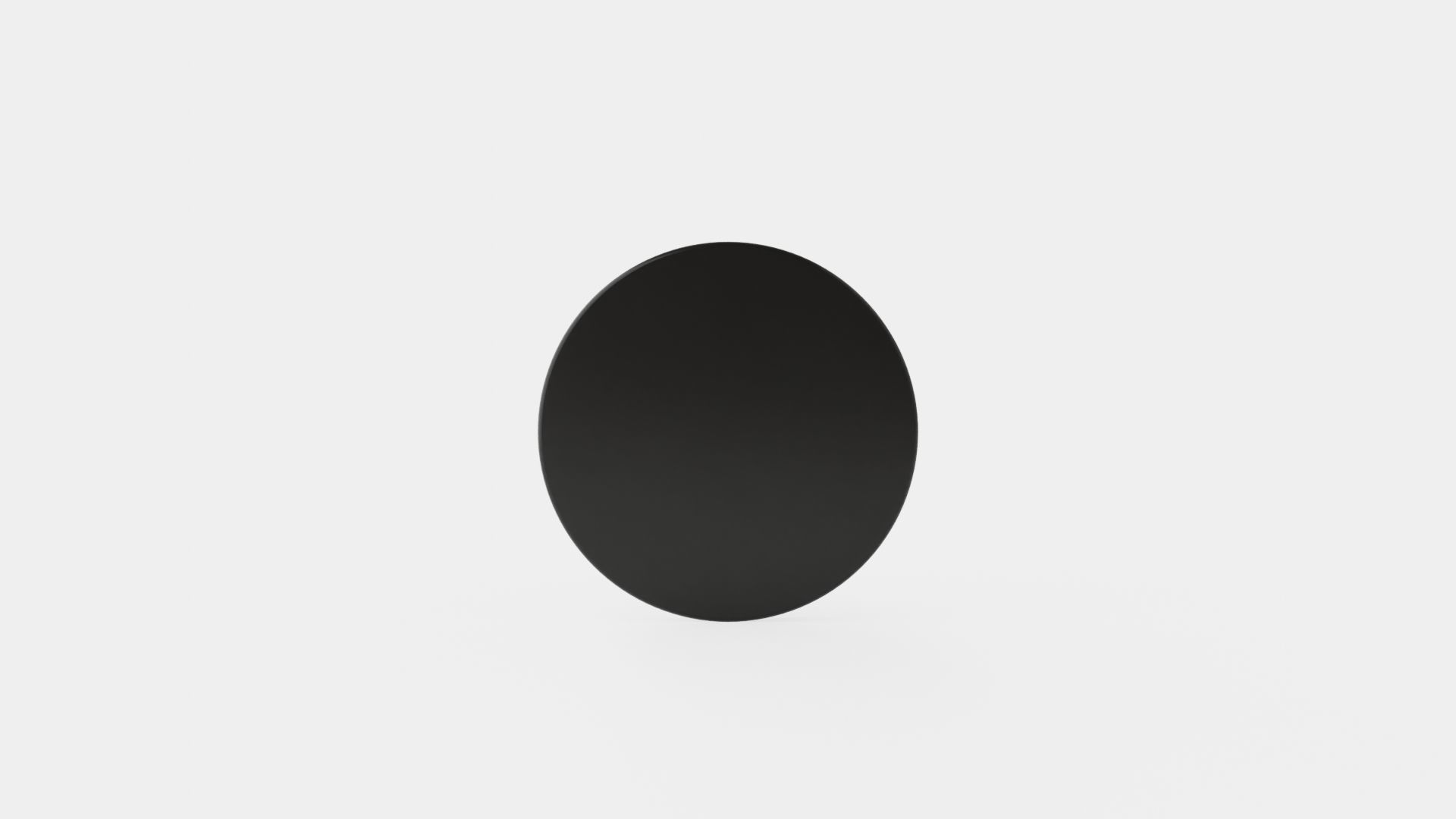 Cardiff dining table black Low-poly 3D model_5