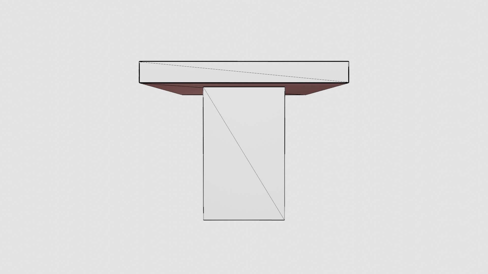 Campos dining table grey 200cm Low-poly 3D model_8