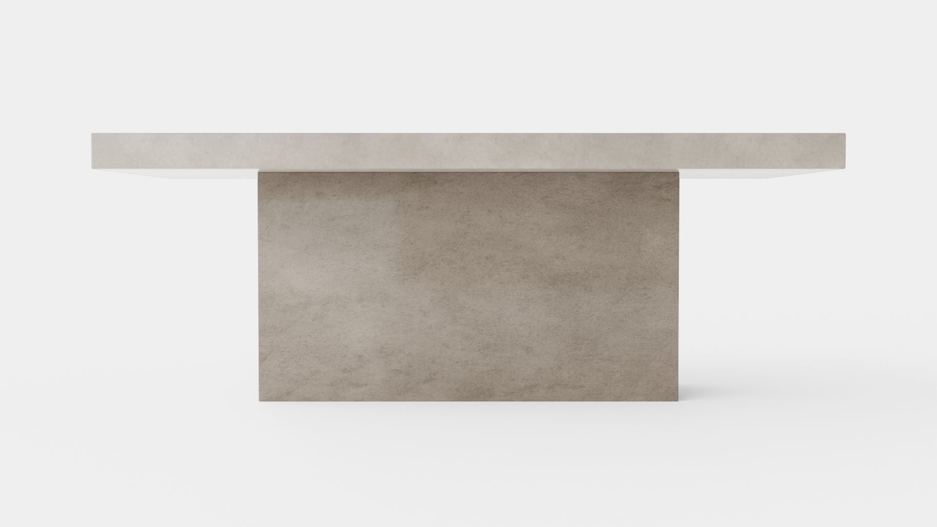 Campos dining table grey 200cm Low-poly 3D model_4