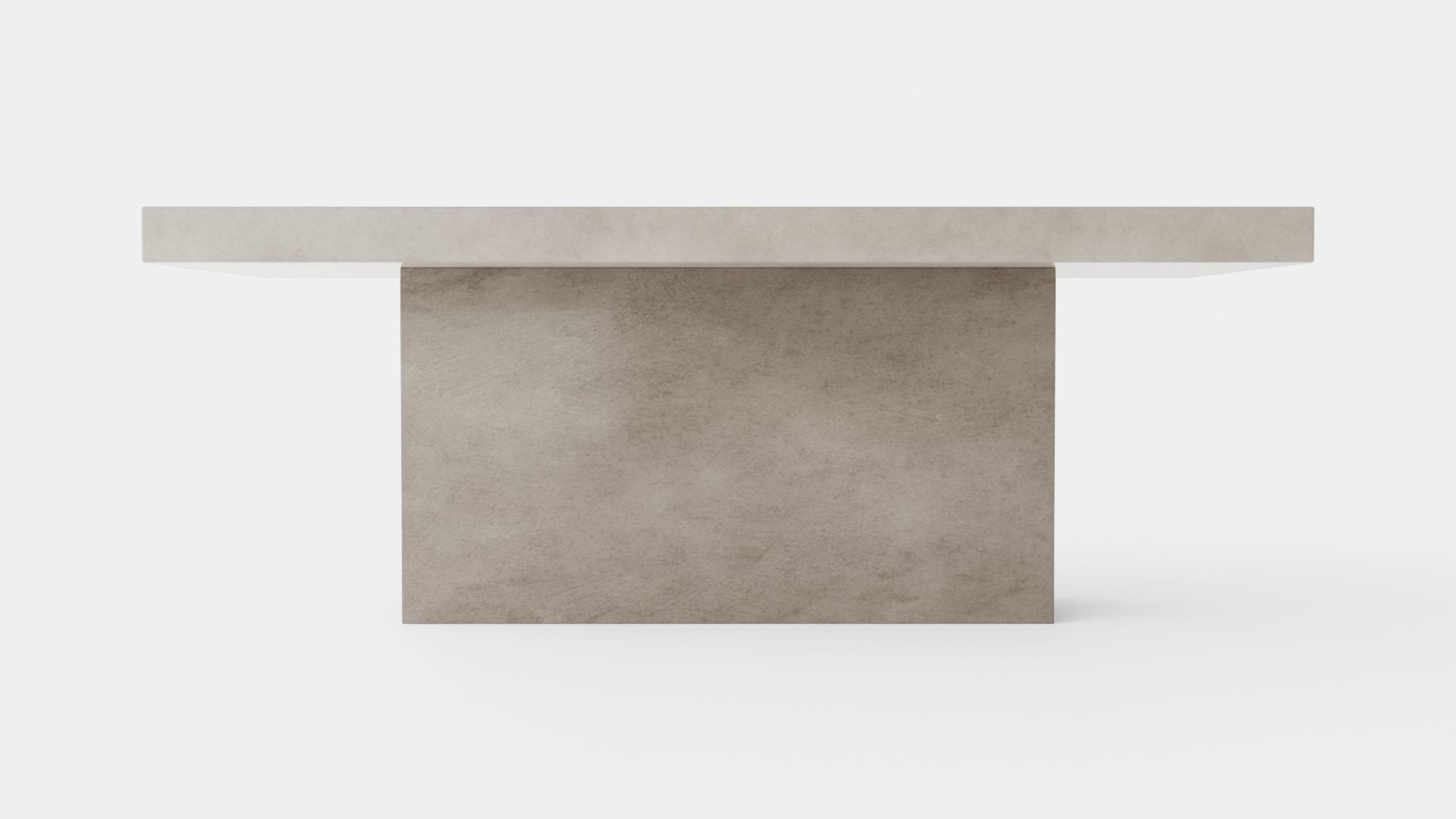 Campos dining table grey 200cm Low-poly 3D model_1