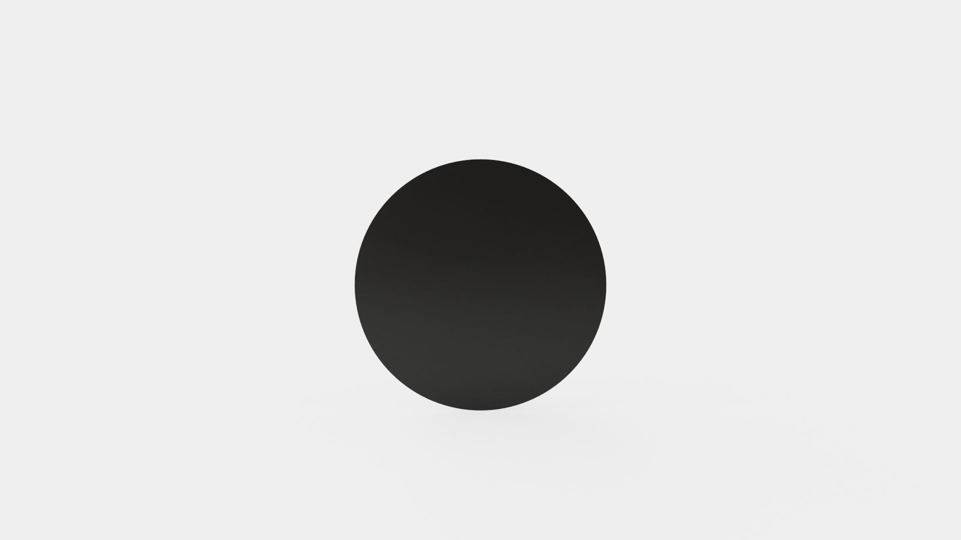 Bates round dining table black Low-poly 3D model_5