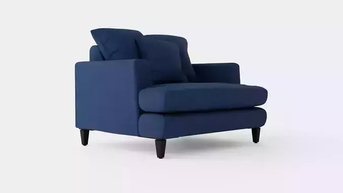 Los Angeles armchair indigo