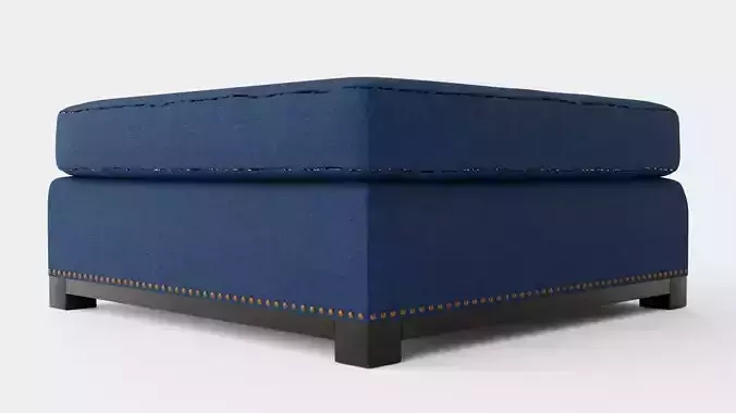 Madison ottoman indigo