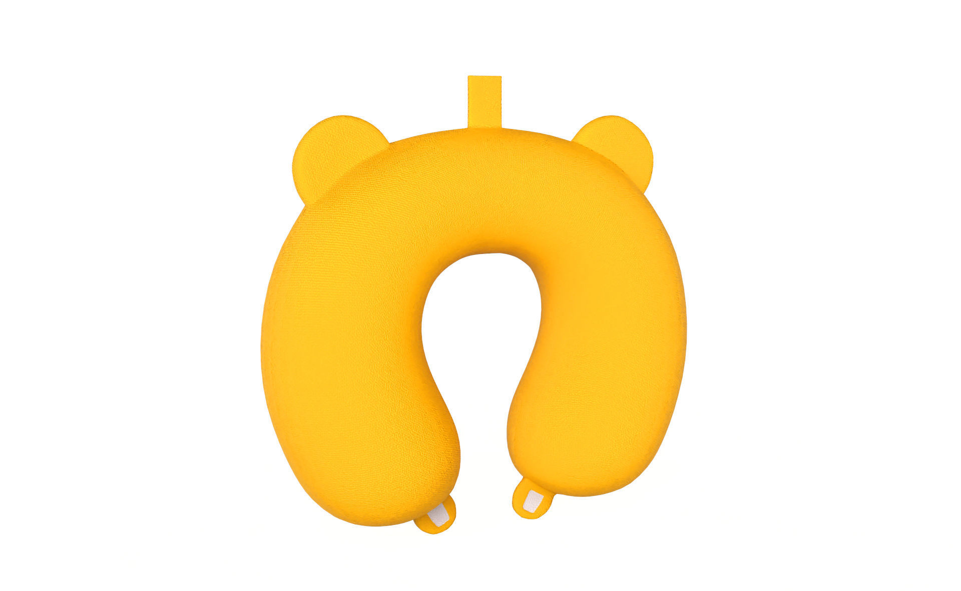 Cartoon Tiger U-Shaped Neck Pillow Low-poly 3D model_8