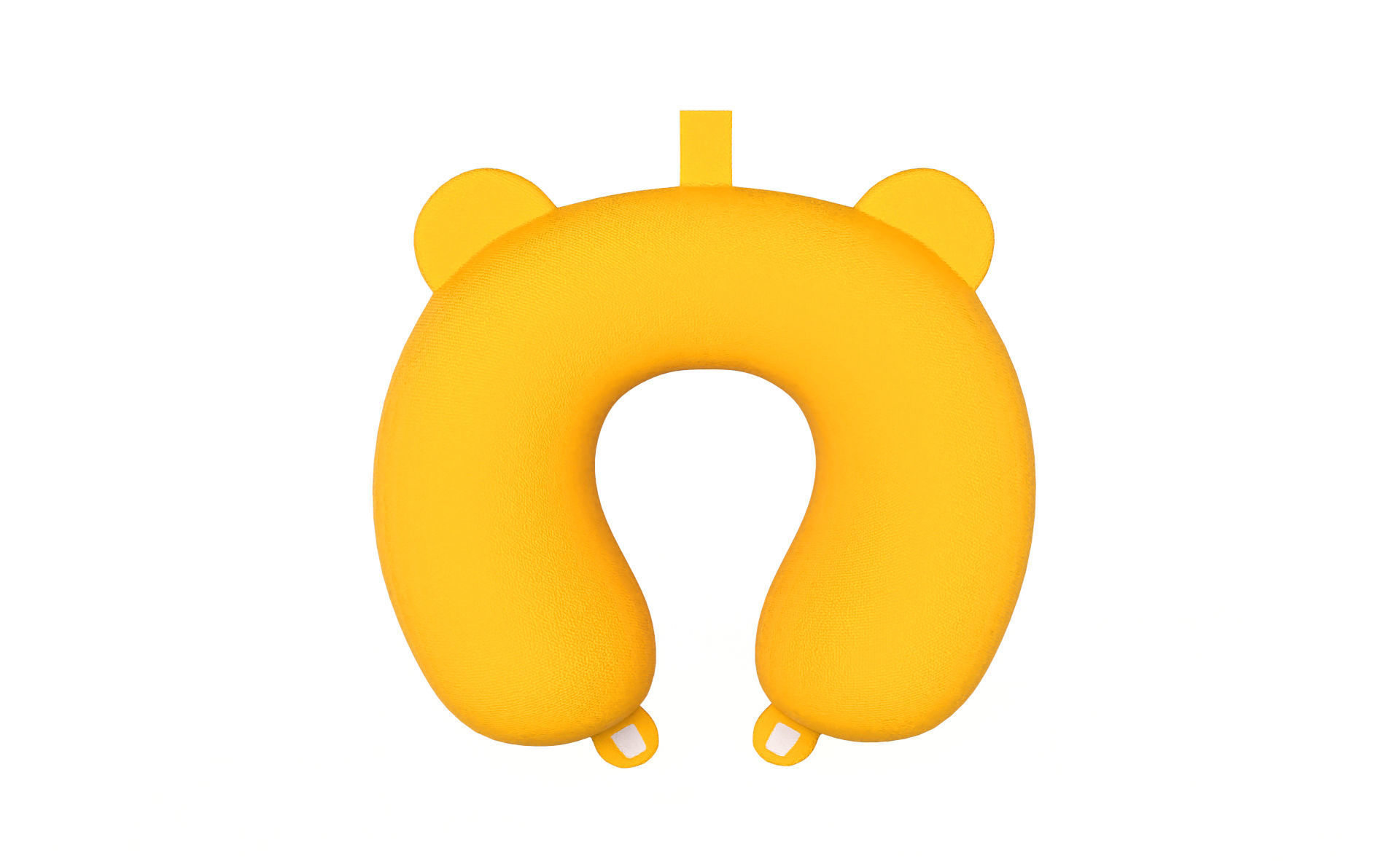 Cartoon Tiger U-Shaped Neck Pillow Low-poly 3D model_7