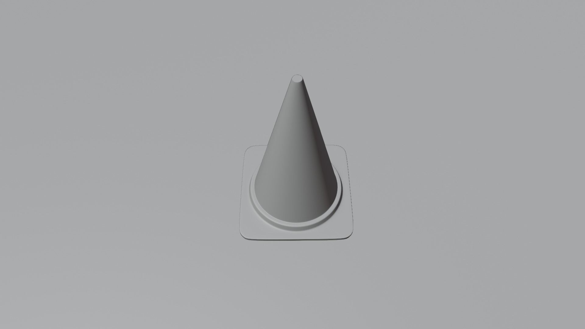Traffic Cone 3D model_8