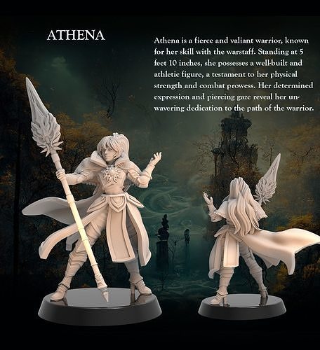 Athena 32mm 3D print model