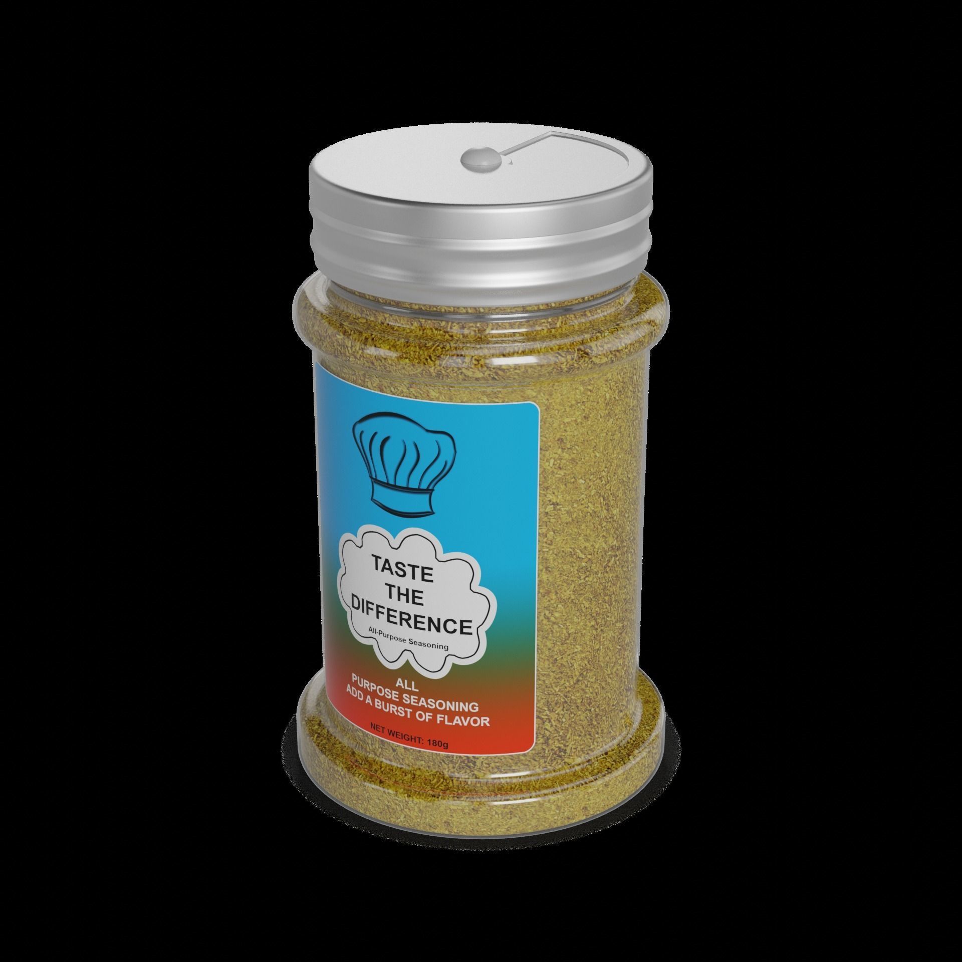 All-purpose seasoning All-Purpose Seasoning Low-poly 3D model_1