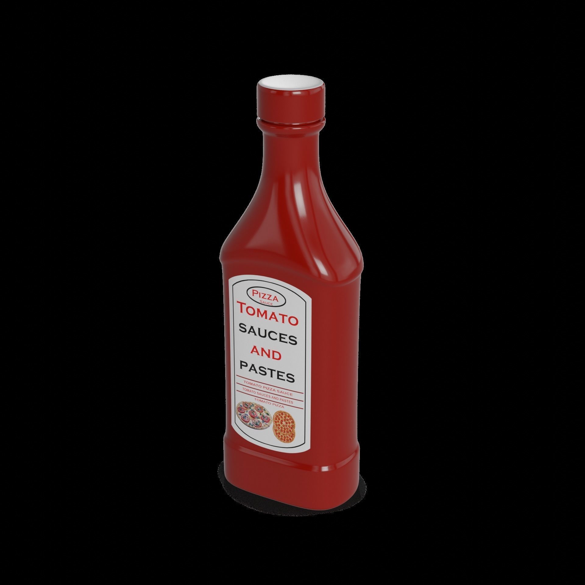 Tomato sauces and pastes Pizza Sauce 3D model_1