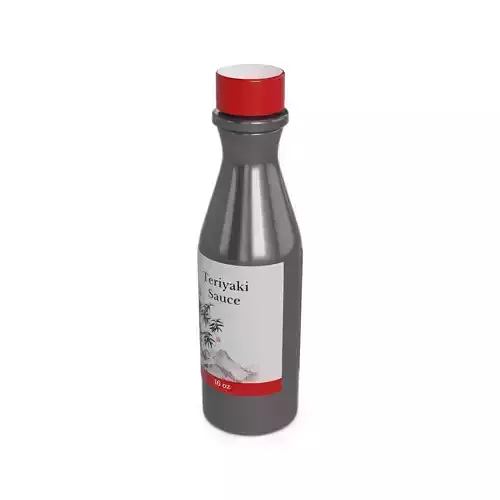 Hot sweet and sour sauces Teriyaki Sauce 3D model