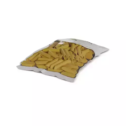 Mcaroni vermicelli shells and shapes Macaroni Pasta 3D model