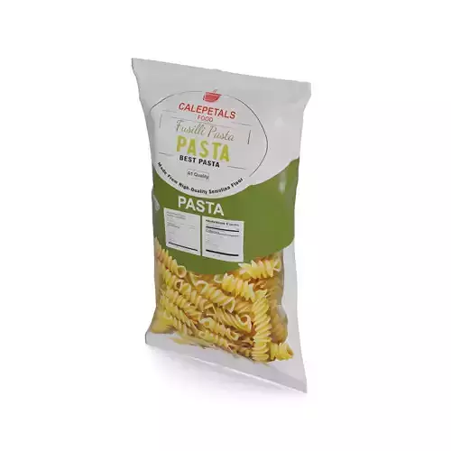 Penne fusilli macaroni vermicelli shells and shapes Fusilli P... 3D model